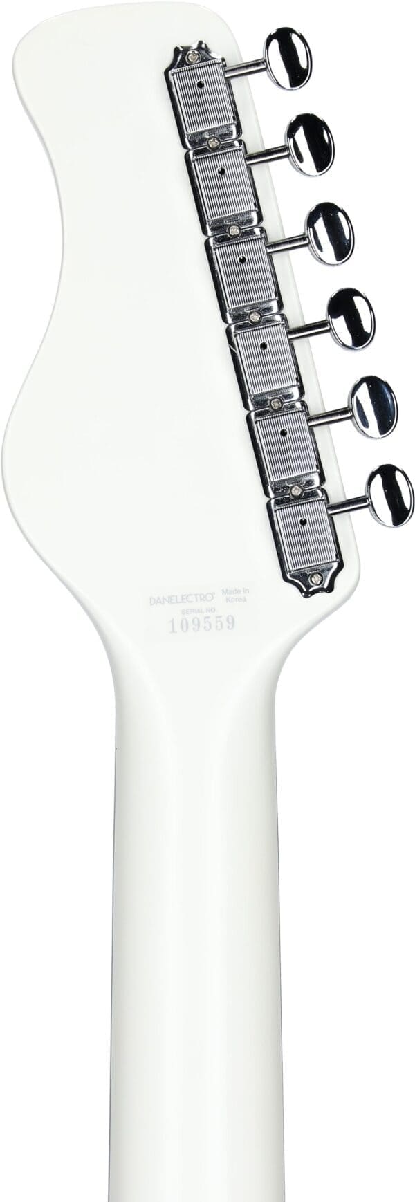 Danelectro Coral Electric Sitar Guitar - White Crackle - Image 6
