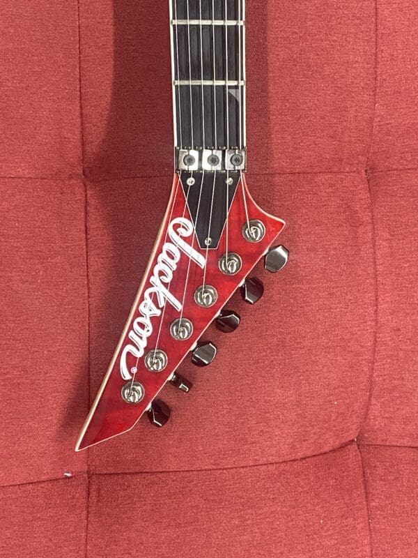 Jackson SL2Q Pro Series Soloist Electric Guitar 2014 - Transparent Red - Image 5