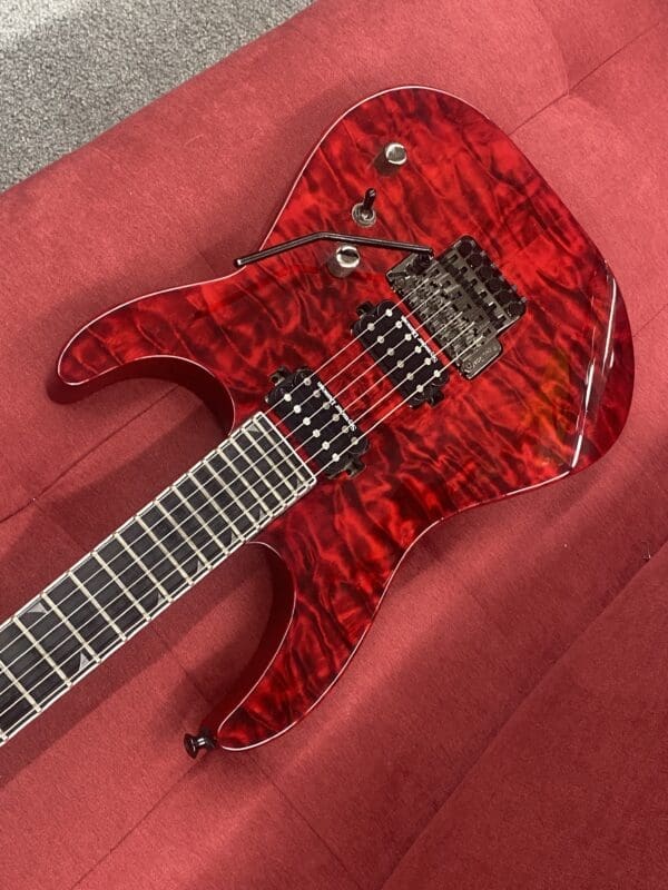 Jackson SL2Q Pro Series Soloist Electric Guitar 2014 - Transparent Red