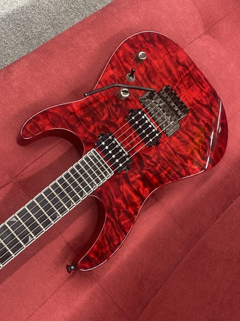 Jackson SL2Q Pro Series Soloist Electric Guitar 2014 - Transparent Red