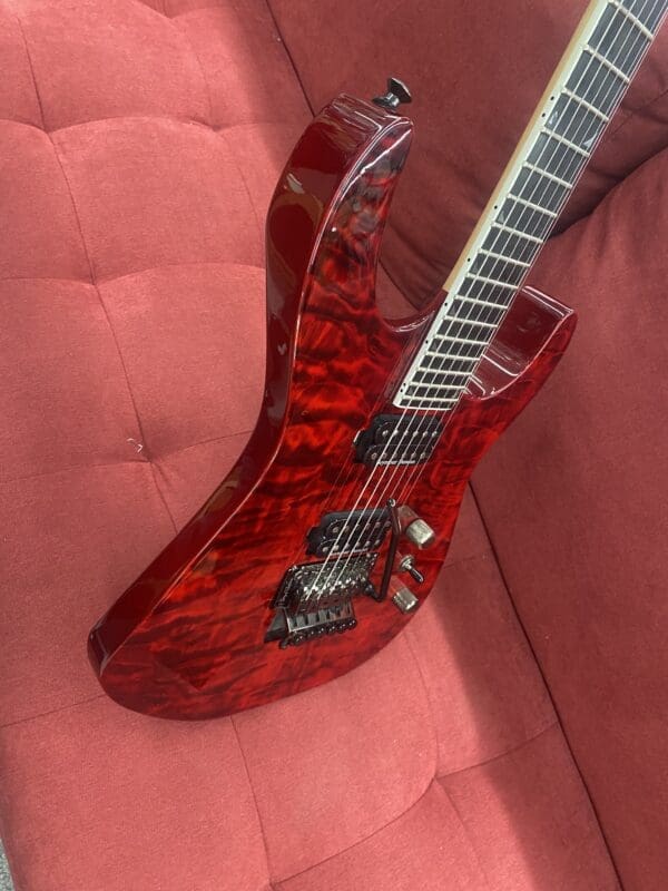 Jackson SL2Q Pro Series Soloist Electric Guitar 2014 - Transparent Red - Image 8