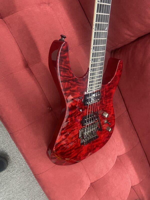 Jackson SL2Q Pro Series Soloist Electric Guitar 2014 - Transparent Red - Image 10