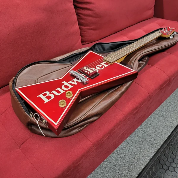 Dean Budweiser Bowtie Guitar with Wraparound Bridge 1980s - This Buds for YOU! - Image 3