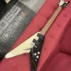 Dean Michael Schenker V Bolt-On Standard Guitar MS STD - White and Black
