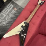 Dean Michael Schenker V Bolt-On Standard Guitar MS STD – White and Black