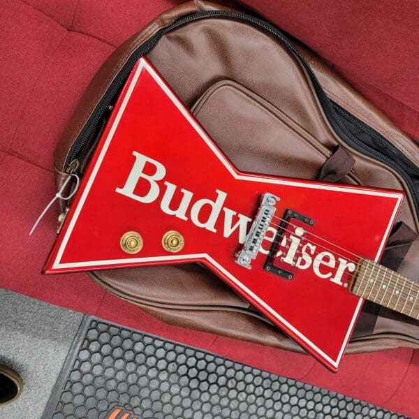 Dean Budweiser Bowtie Guitar with Wraparound Bridge 1980s - This Buds for YOU! - Image 8