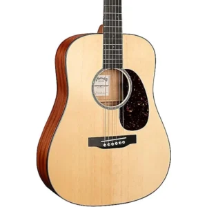 Martin D Jr E Dreadnought Acoustic-Electric Guitar - Natural w/ Bag