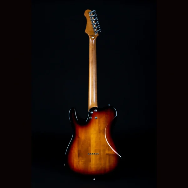 JET JT-350 Sunburst JT350 electric T style guitar with binding and locking tuners - Image 4