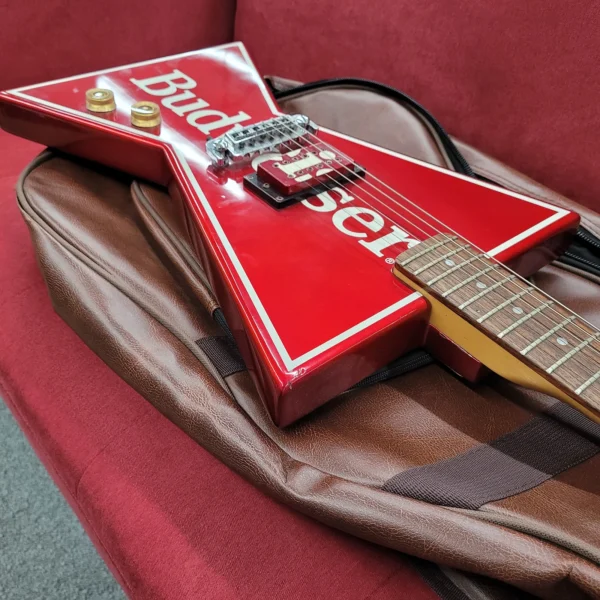 Dean Budweiser Bowtie Guitar with Wraparound Bridge 1980s - This Buds for YOU! - Image 6