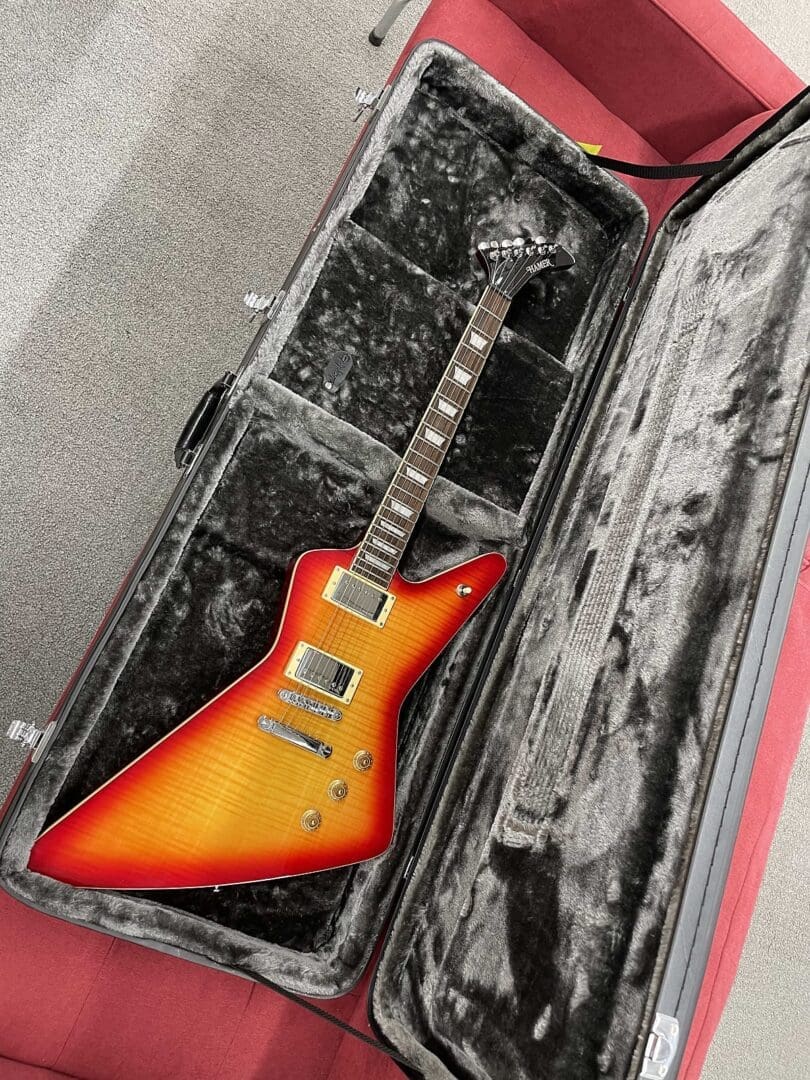 Hamer Standard "Lawsuit" X-style Guitar - Cherry Sunburst W/ Case