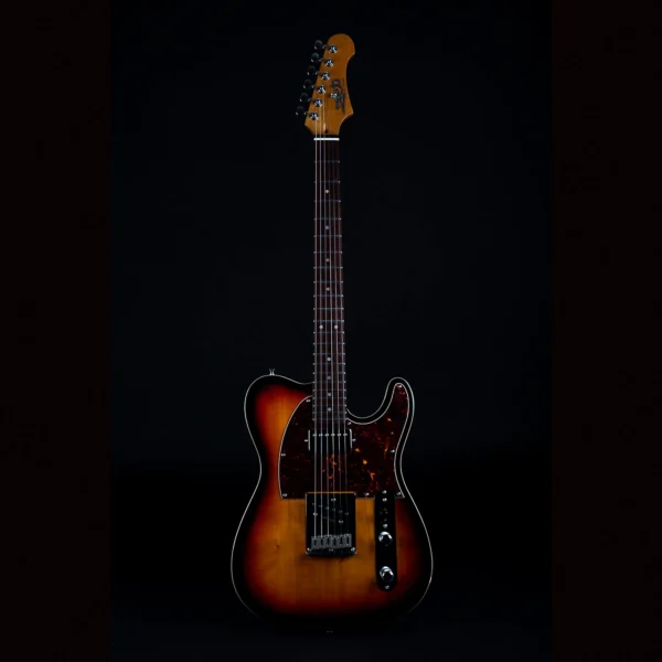 JET JT-350 Sunburst JT350 electric T style guitar with binding and locking tuners - Image 5