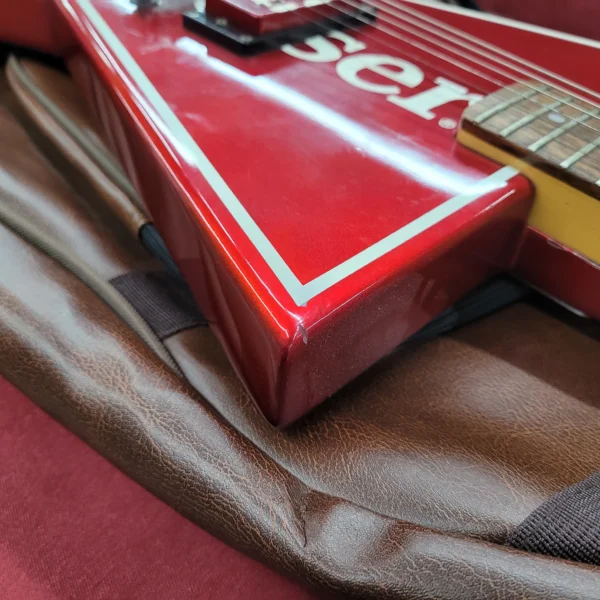 Dean Budweiser Bowtie Guitar with Wraparound Bridge 1980s - This Buds for YOU! - Image 9