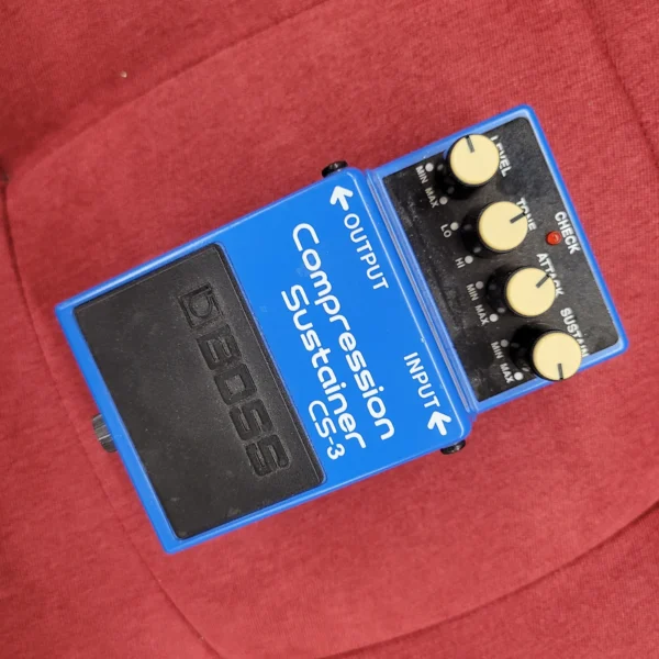 Boss CS-3 Compression Sustainer (Silver Label) - Blue - Image 5