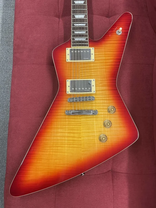 Hamer Standard "Lawsuit" X-style Guitar - Cherry Sunburst W/ Case - Image 2