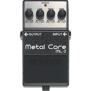Boss ML-2 Metal Core Distortion Effects Pedal
