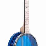 Gold Tone Little Gem Acrylic Concert Banjolele – Sapphire