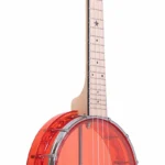 Gold Tone Little Gem Acrylic Concert Banjolele – Ruby