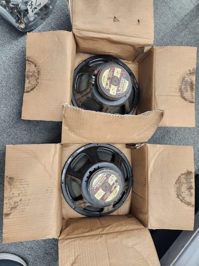 Jensen C12 Fender Twin Reverb Speakers pair