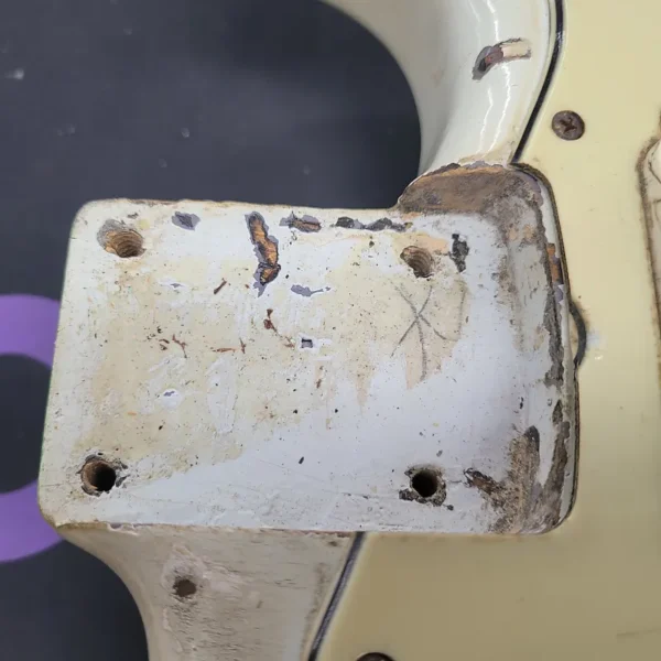 Fender Stratocaster with Slab Board Old Old Old Refin 1960 - Aged White - Image 3