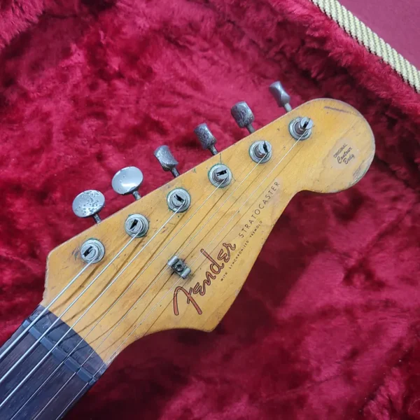 Fender Stratocaster with Slab Board Old Old Old Refin 1960 - Aged White - Image 4
