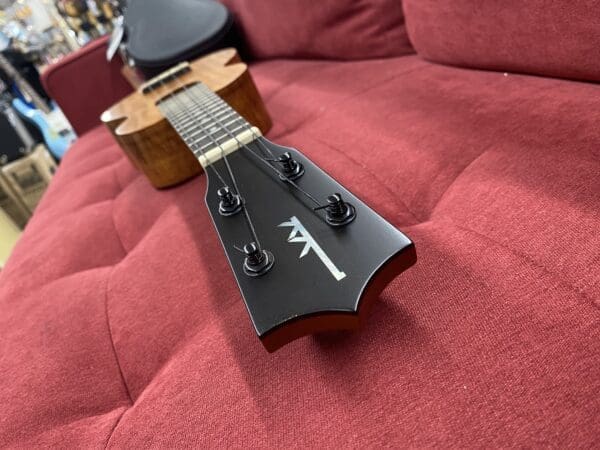 Kamaka HF-1 Soprano Ukulele with Full Ebony Package, MOP inlay, Koa Medium Curl Upgrade w/ Case - Image 9