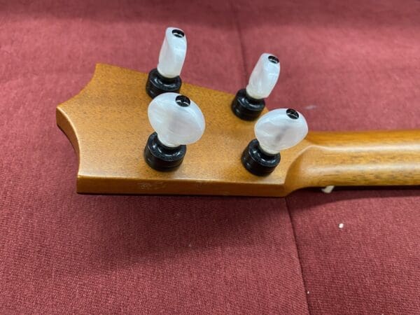 Kamaka HF-1 Soprano Ukulele with Full Ebony Package, MOP inlay, Koa Medium Curl Upgrade w/ Case - Image 19