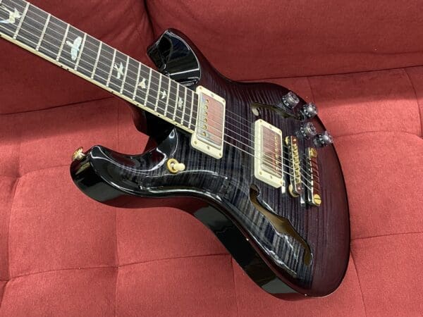 PRS McCarty 594 Hollowbody II 10-Top CC 2021 - Purple Iris Smokewrap Burst - Image 7