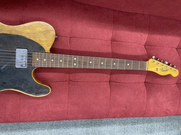1966 Fender Telecaster Rosewood Fingerboard - Refin Natural with Gibson Patent # Neck Pickup - Image 3