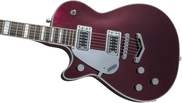 Gretsch G5220LH Electromatic Jet BT Single-Cut with V-Stoptail, Left-Handed, Laurel Fingerboard, - Dark Cherry Metallic - Image 2