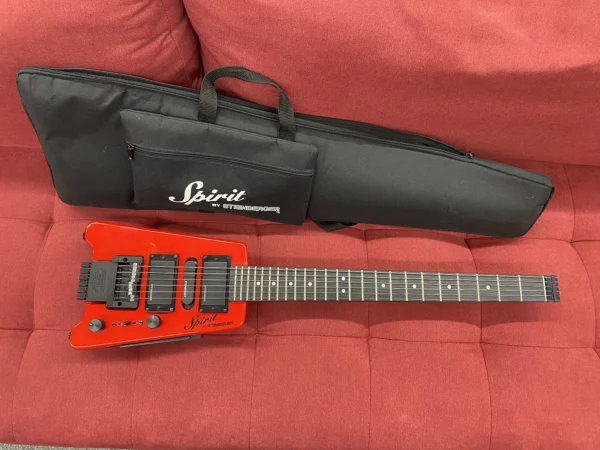 Steinberger Spirit GT Pro Deluxe Electric Guitar (with Bag) - Hot Rod Red