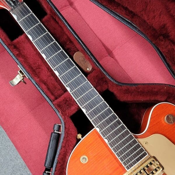 Gretsch G6120SSU Brian Setzer 1998 with Case- Orange - Image 12