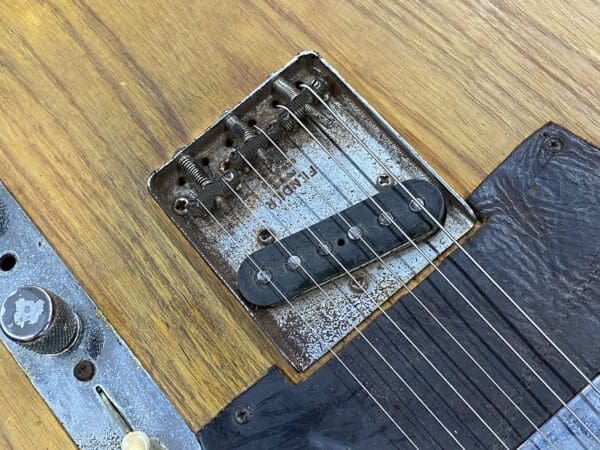 1966 Fender Telecaster Rosewood Fingerboard - Refin Natural with Gibson Patent # Neck Pickup - Image 6