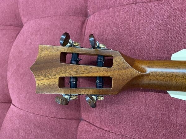 Kamaka HF-3i Custom Tenor Ukulele with Ebony Package and Mother of Pearl Inlay - Natural w/ Case - Image 17