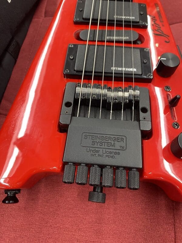 Steinberger Spirit GT Pro Deluxe Electric Guitar (with Bag) - Hot Rod Red