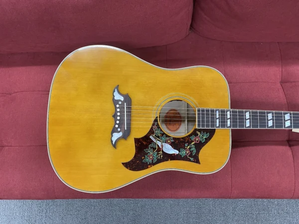 Epiphone Inspired by Gibson Custom 1963 Dove Acoustic-Electric Guitar 2025 - Natural - Image 7