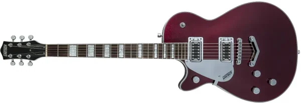 Gretsch G5220LH Electromatic Jet BT Single-Cut with V-Stoptail, Left-Handed, Laurel Fingerboard, - Dark Cherry Metallic