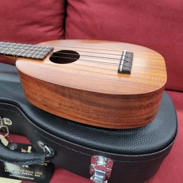 Kamaka HP-1 Pineapple Ukulele with Case 2025 - Solid Koa - Image 7