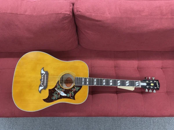 Epiphone Inspired by Gibson Custom 1963 Dove Acoustic-Electric Guitar 2025 - Natural - Image 6