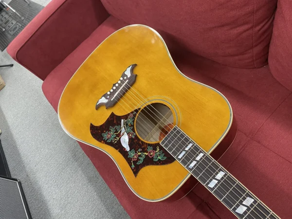 Epiphone Inspired by Gibson Custom 1963 Dove Acoustic-Electric Guitar 2025 - Natural - Image 4