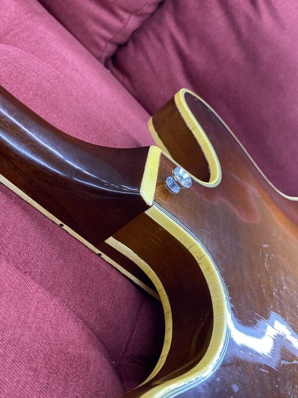 Standel Model 520-S Semi-Hollow Electric Guitar 1960's - Sunburst - Image 7