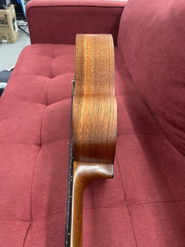 Kamaka HF-3i Custom Tenor Ukulele with Ebony Package and Mother of Pearl Inlay - Natural w/ Case - Image 18