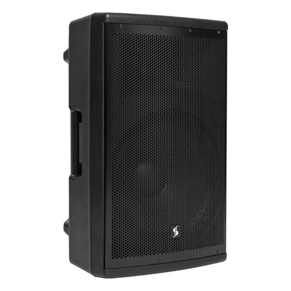 Stagg AS15B 15" 2-way active speaker, class AB, Bluetooth TWS Stereo, 2 UHF mics, 200 watts, battery powered - Image 4