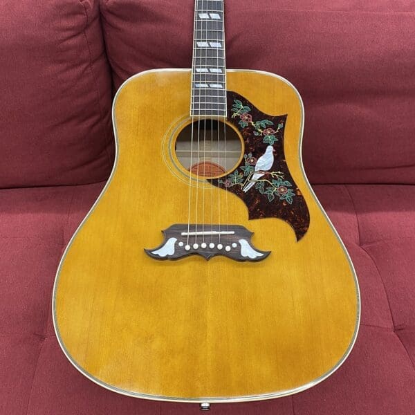 Epiphone Inspired by Gibson Custom 1963 Dove Acoustic-Electric Guitar 2025 - Natural - Image 5