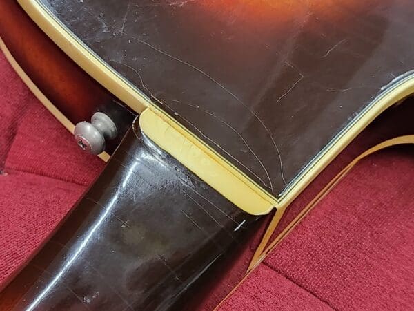 Standel 430-s 1960s - Sunburst rare semi hollow body guitar with case - Image 13