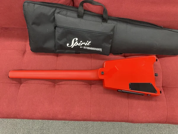 Steinberger Spirit GT Pro Deluxe Electric Guitar (with Bag) - Hot Rod Red
