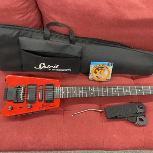 Steinberger Spirit GT Pro Deluxe Electric Guitar (with Bag) - Hot Rod Red