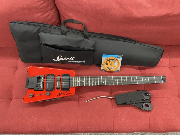 Steinberger Spirit GT Pro Deluxe Electric Guitar (with Bag) - Hot Rod Red