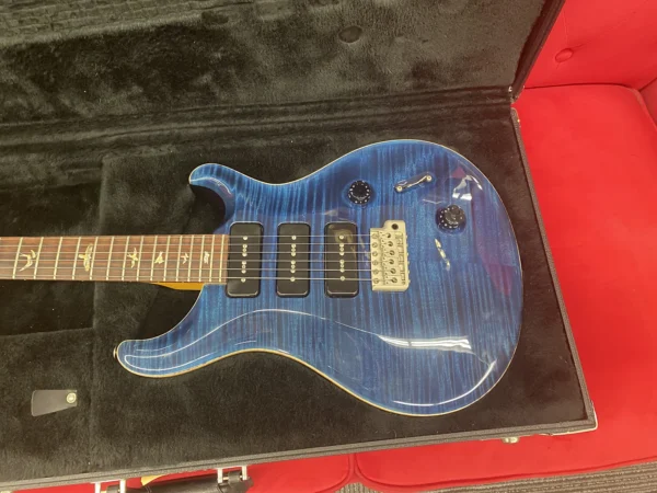 PRS Custom 22 10-Top Soapbar - Whale Blue with Case - Image 22