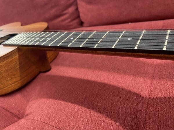 Kamaka HF-3i Custom Tenor Ukulele with Ebony Package and Mother of Pearl Inlay - Natural w/ Case - Image 10