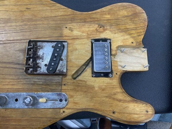 1966 Fender Telecaster Rosewood Fingerboard - Refin Natural with Gibson Patent # Neck Pickup - Image 17